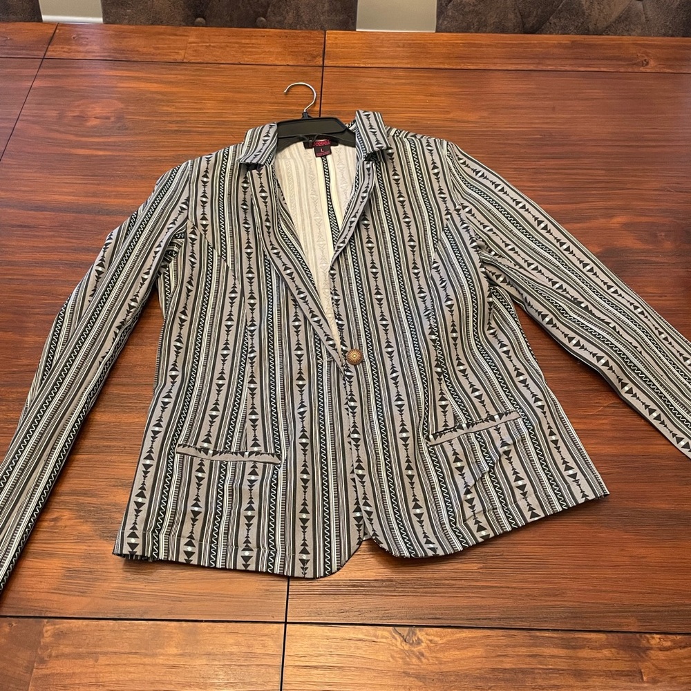 Rock & Roll cowboy western detail blazer